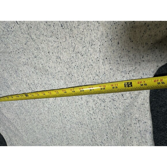 J. Jill Wearever Collection Top Womens XL Speckled Rib Knit Cream Boxy Stretch - Picture 6 of 10